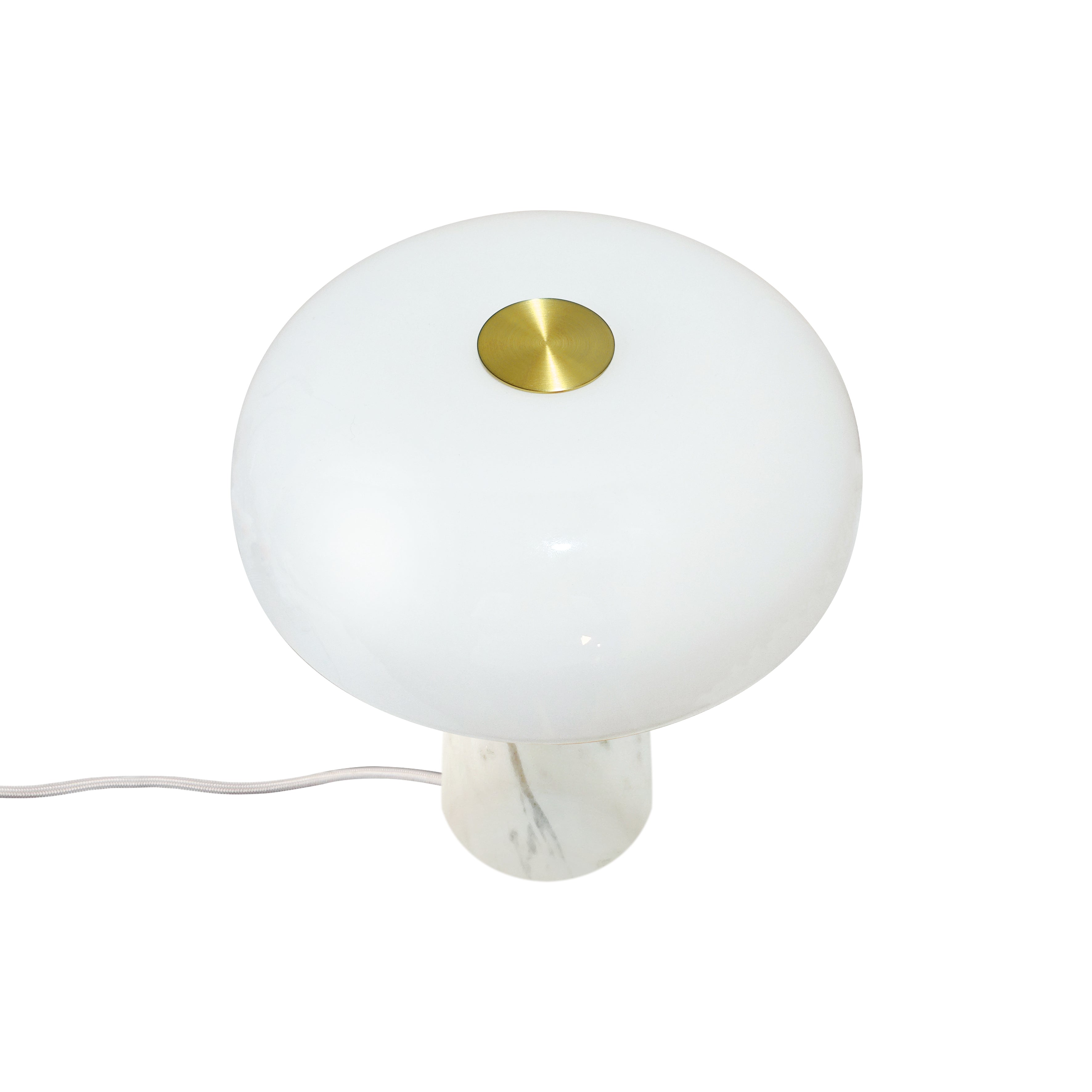 Skærmen af Nordlux Glossy Mini Bordlampe i Hvid