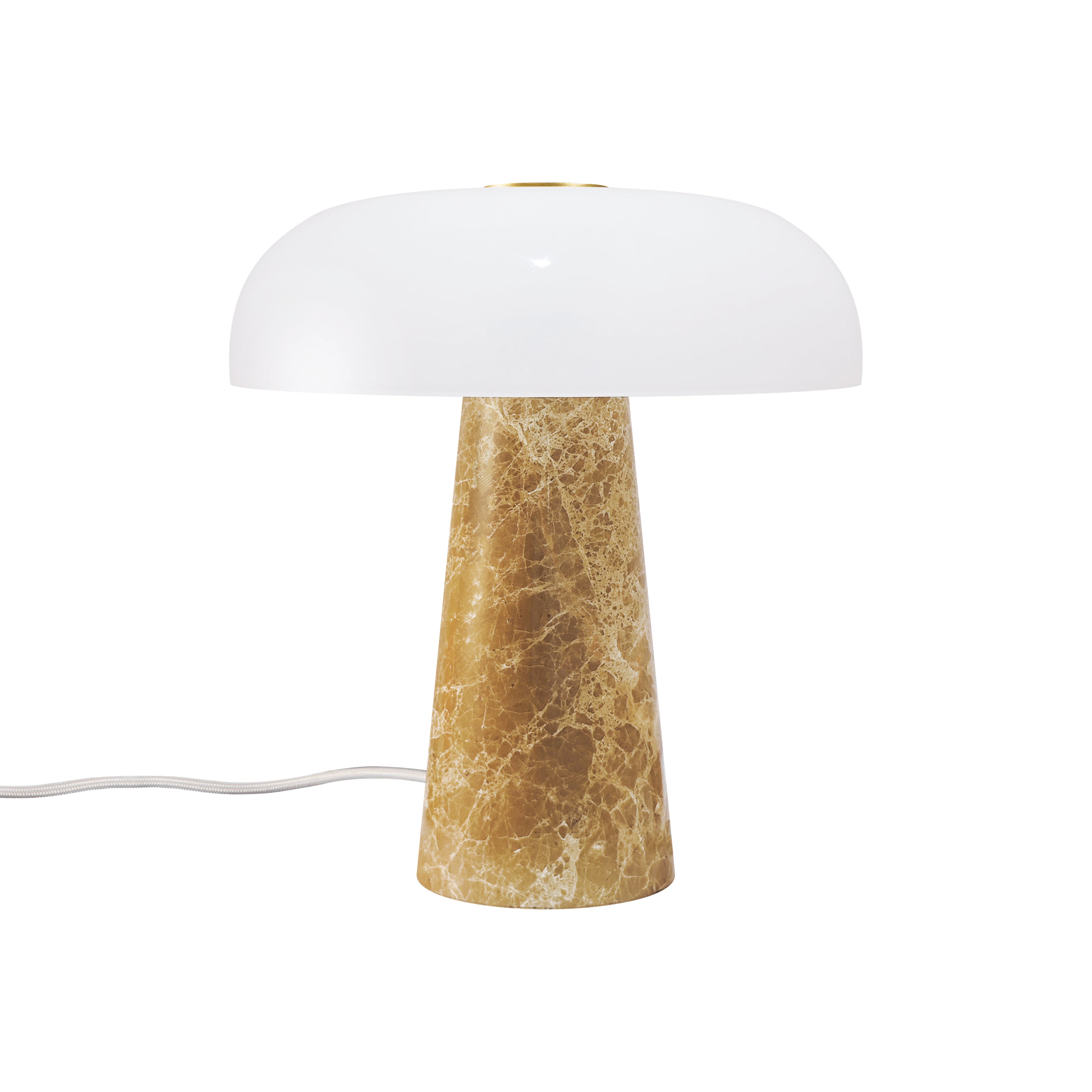 Nordlux med deres elegante og unikke designet Glossy Mini Bordlampe i Beige