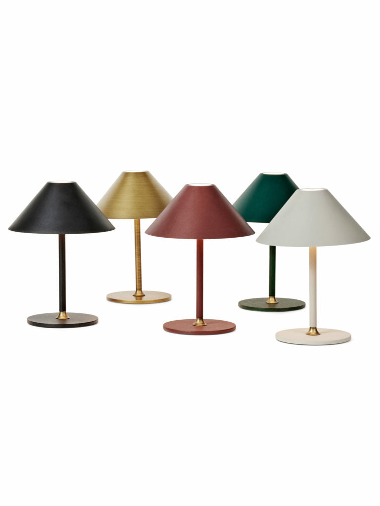 Hygge Ø15 Batteribordlampe - Lys Grå