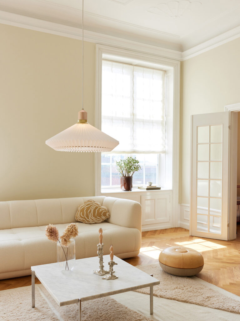 Paris Ø56 Pendel - Klar Hvid