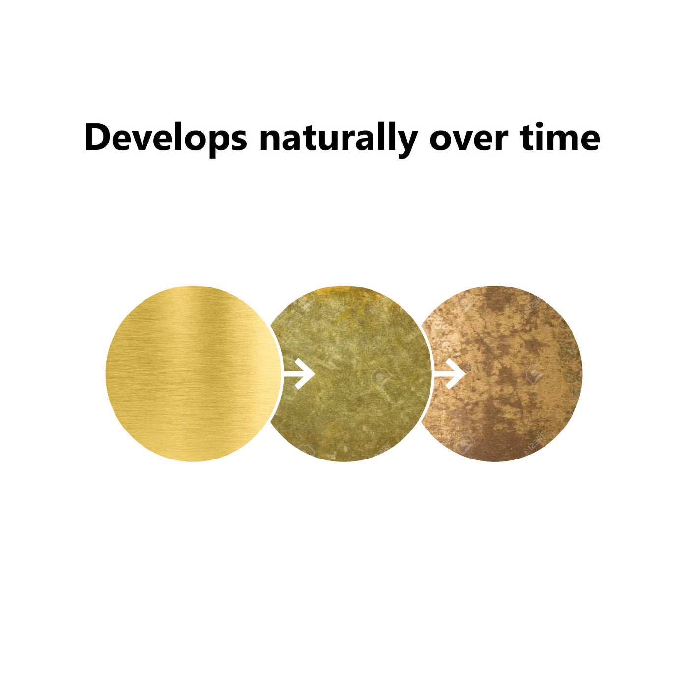 Nordlux Helford Seaside messing væglampe E27 IP64 udvikler naturlig patina over tid