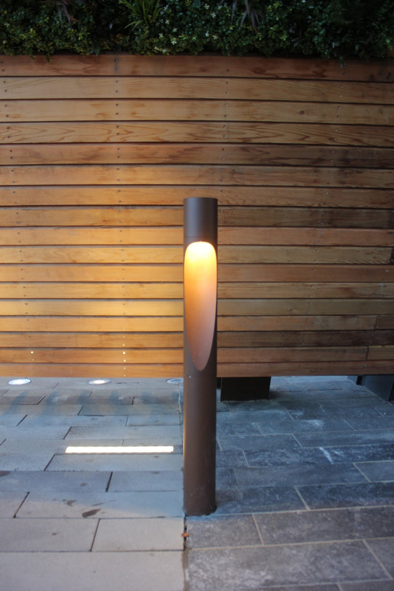 Flindt Pullert 1100mm LED 3000K 15W til nedgravning Corten