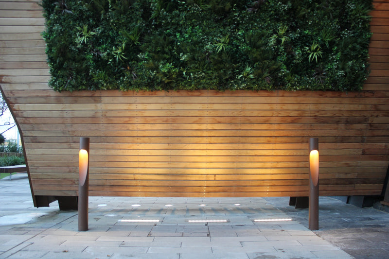 Flindt Pullert 1100mm LED 3000K 15W til nedgravning Corten
