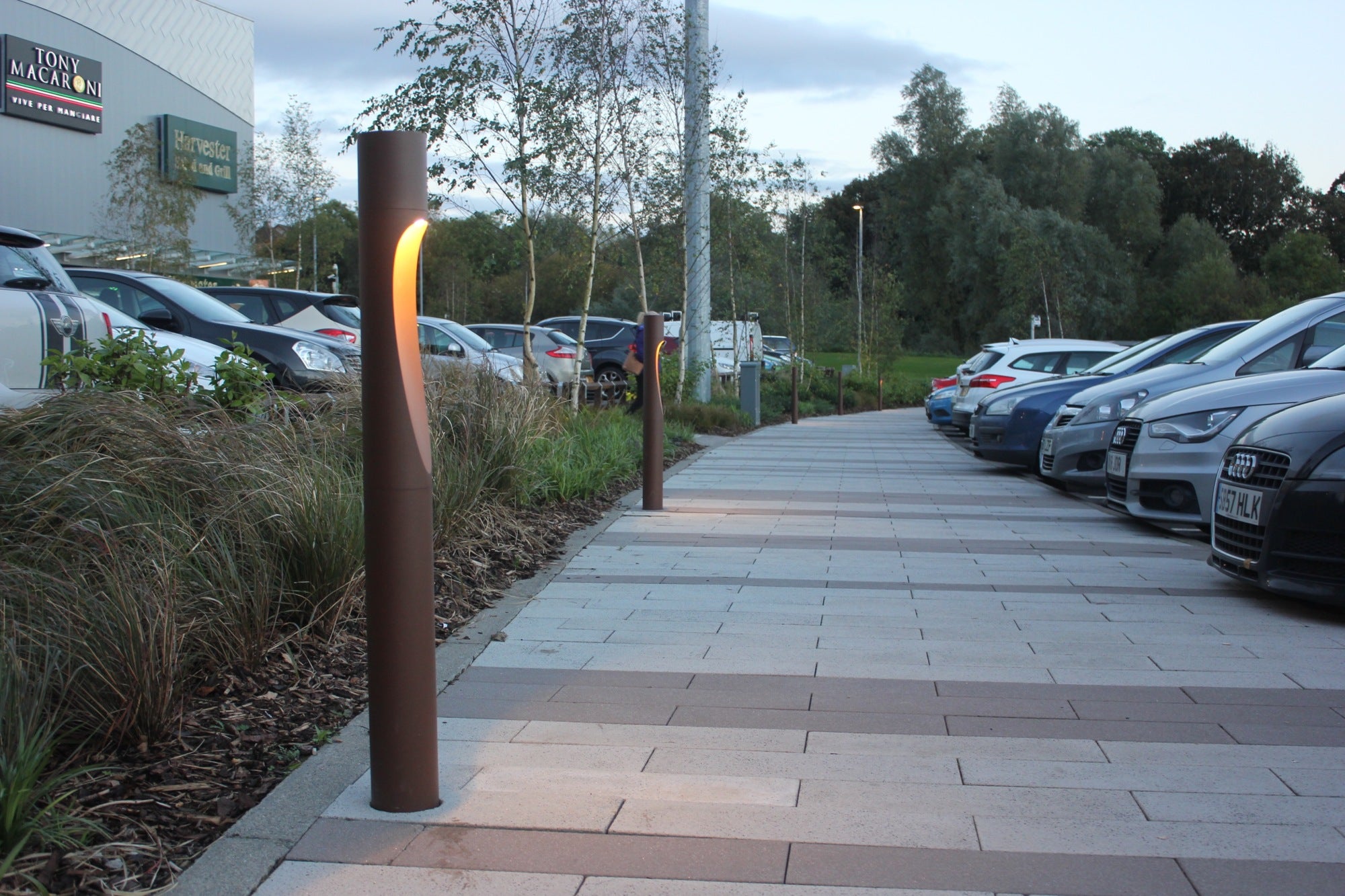 Flindt Pullert Cortenfarve 1100mm LED