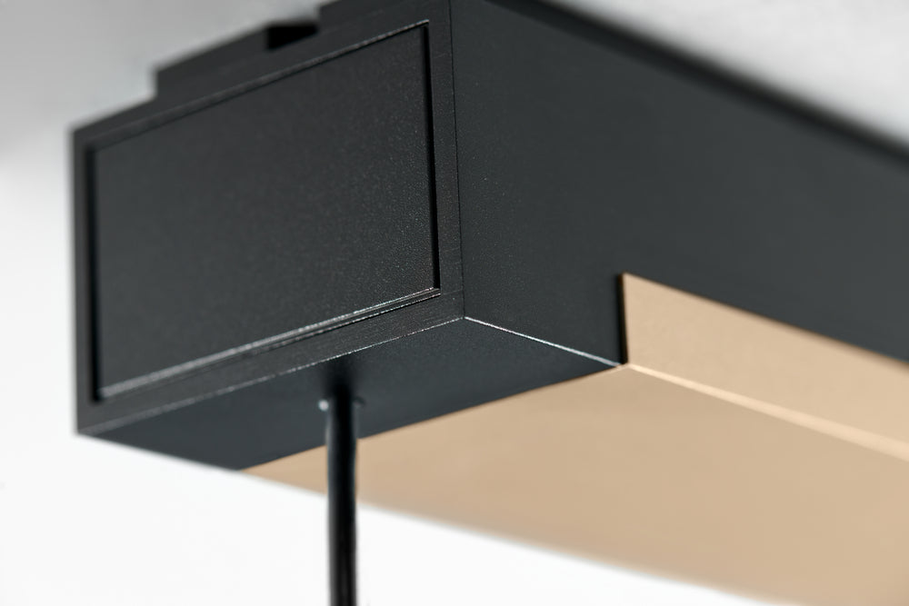 Stærk aluminium på Inlay S1400 sort/guld
