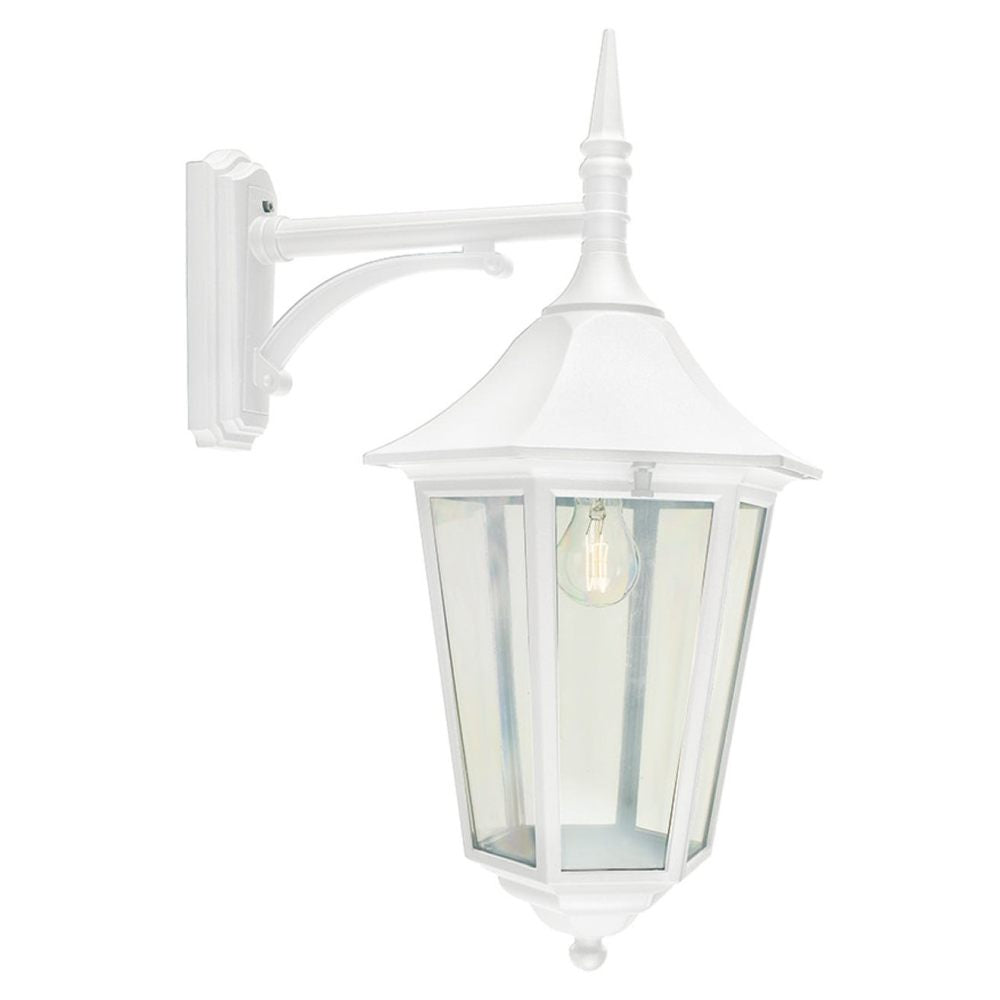 Norlys Modena Væghæng Big Hvid, E27 IP54 77W - Udendørslampe