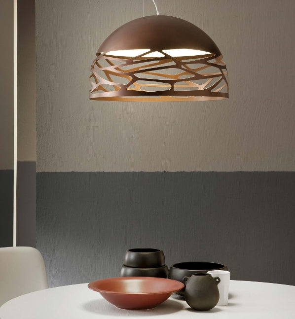 Kelly Small Dome SO1 Pendel Light Coppery Bronze
