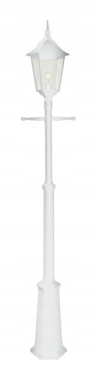 Norlys Modena Stolpe Hvid, E27 IP54 77W - Udendørslampe