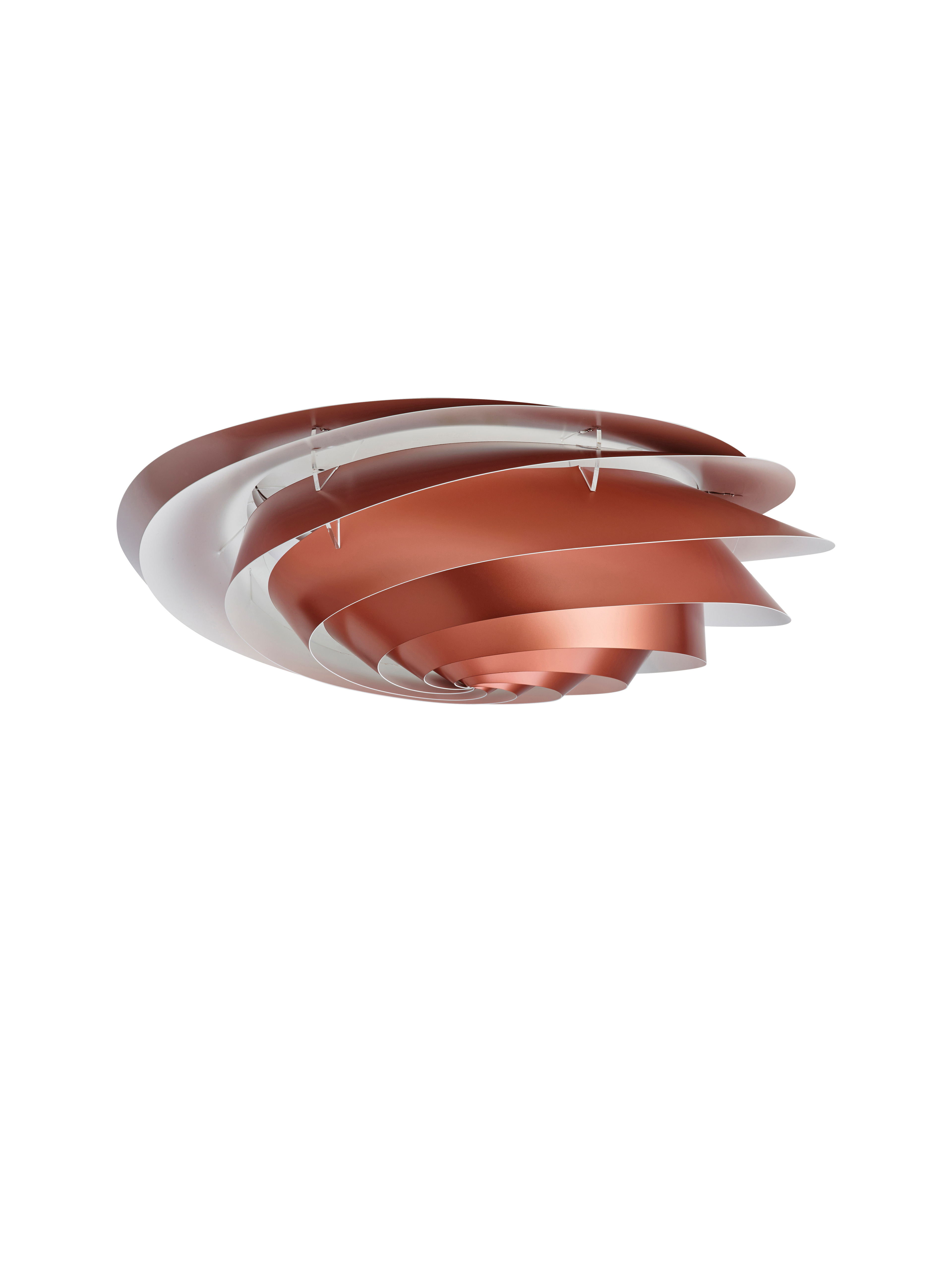 Model 1320 Swirl Ø60 2xE27 kobber lofts/væglampe igen