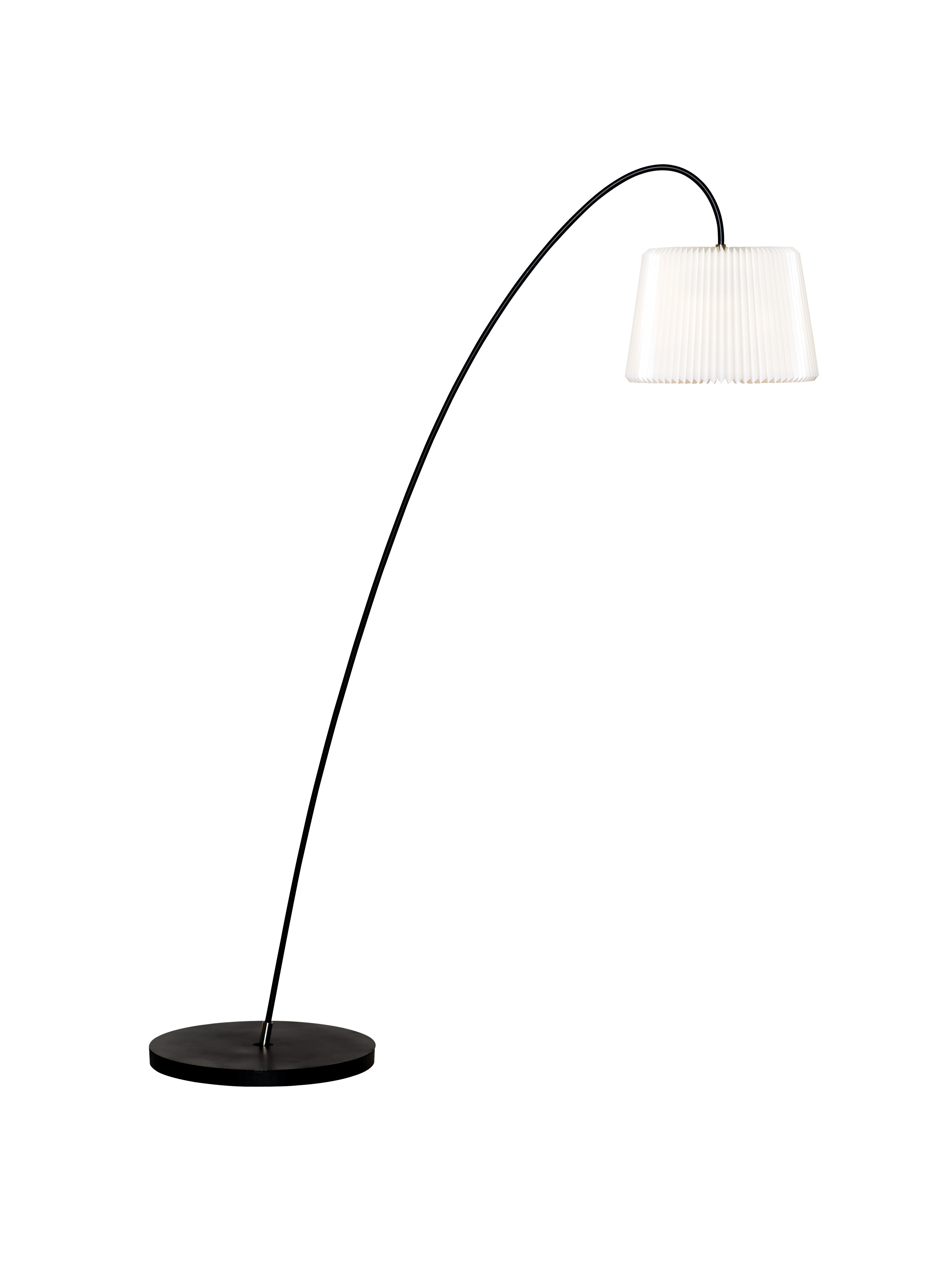LE KLINT 320 Snowdrop E27 Gulvlampe m. Plastskærm i vippet tilstand