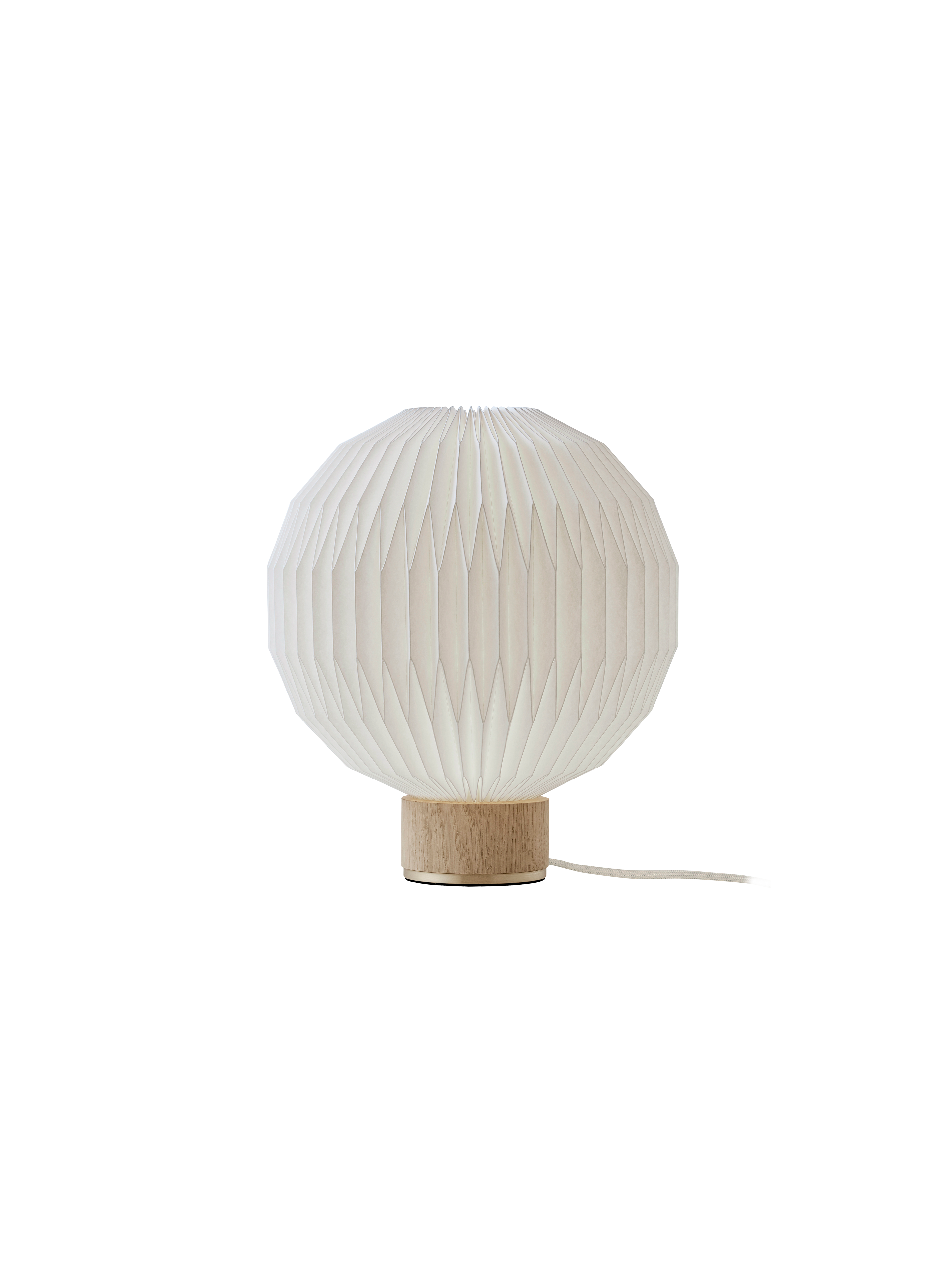 LE KLINT Model 375 small bordlampe i lys eg m. papirskærm