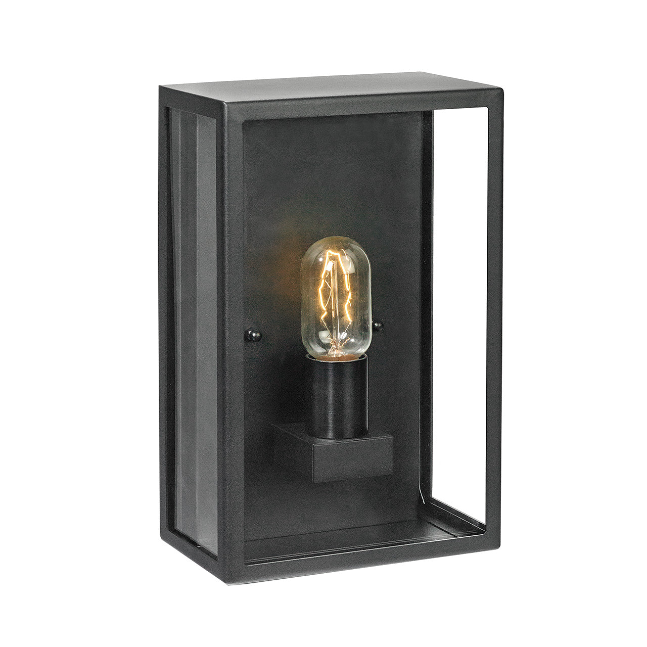 Norlys Lofoten Sort Klar, E27 IP44 57W - Udendørslampe