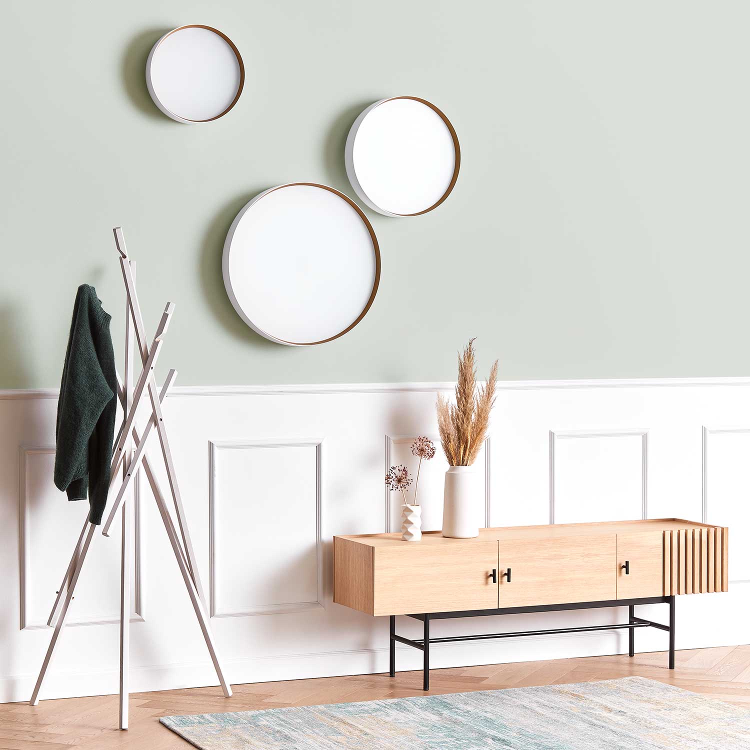 LOOM Design Lucia 805-004 Hvid/Guld Ø35 - Loftslampe