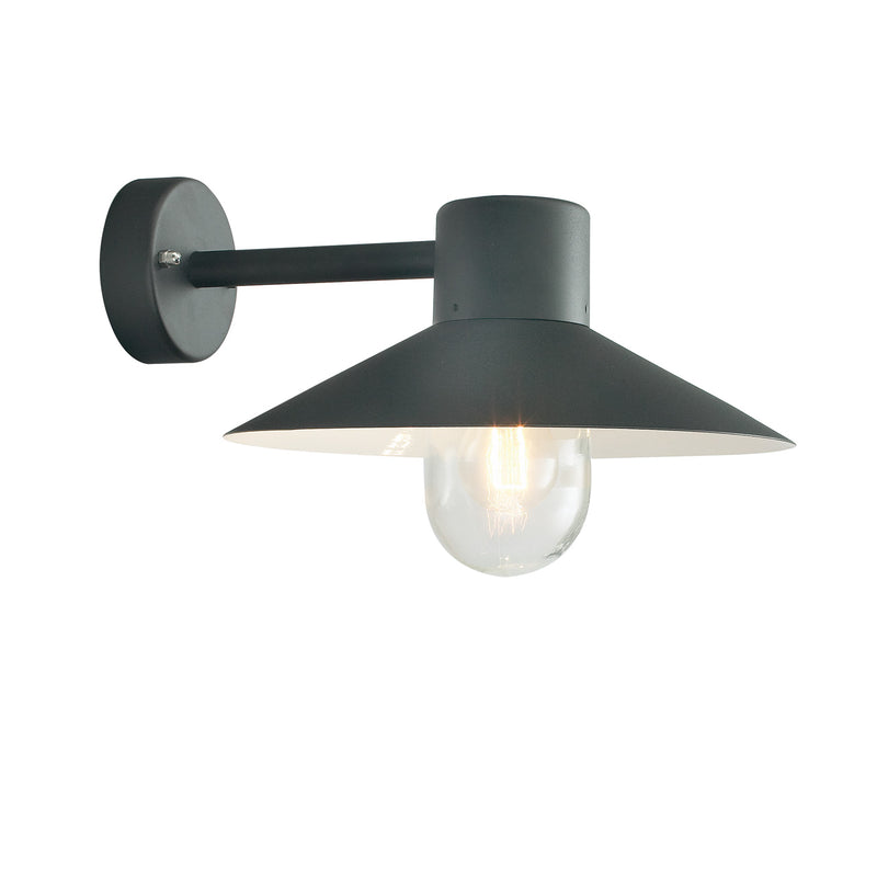 Norlys Lund Sort, E27 IP55 57w - Udendørslampe