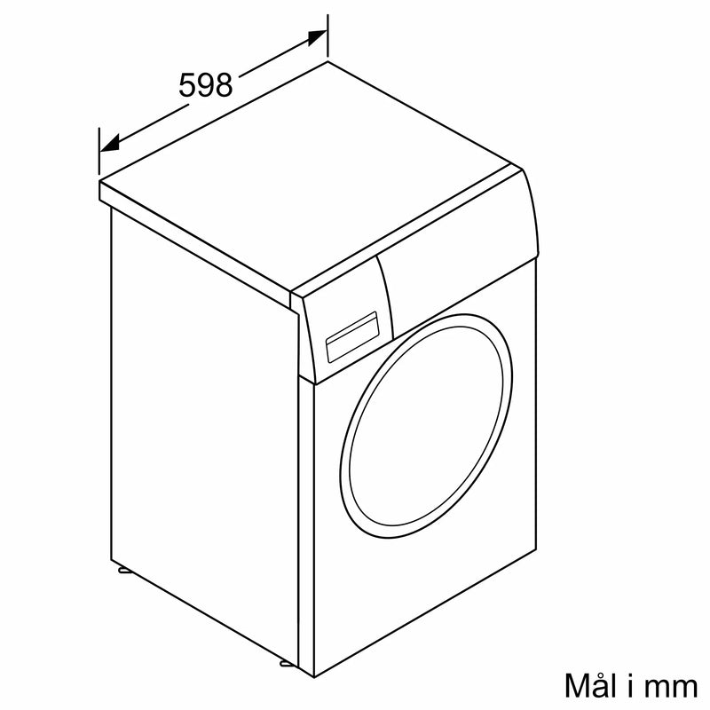 Bosch WGG1440BSN - Frontbetjent Vaskemaskine inkl. 4 års garanti!