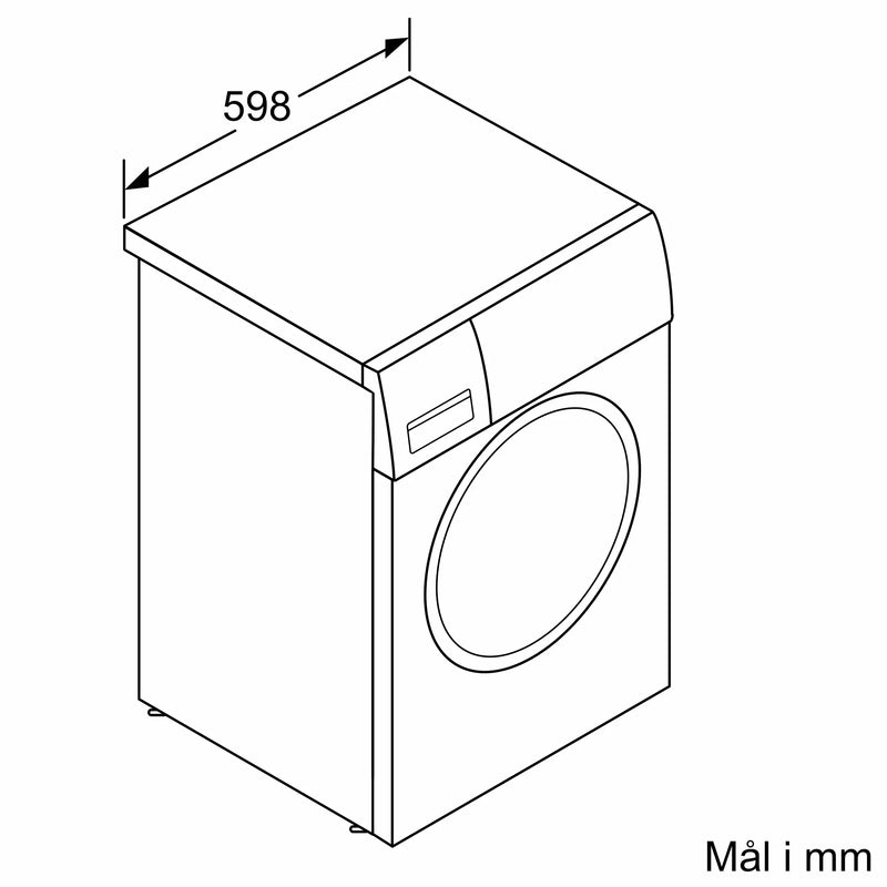 Siemens WM14N2B6DN - Frontbetjent vaskemaskine inkl. 4 års garanti!
