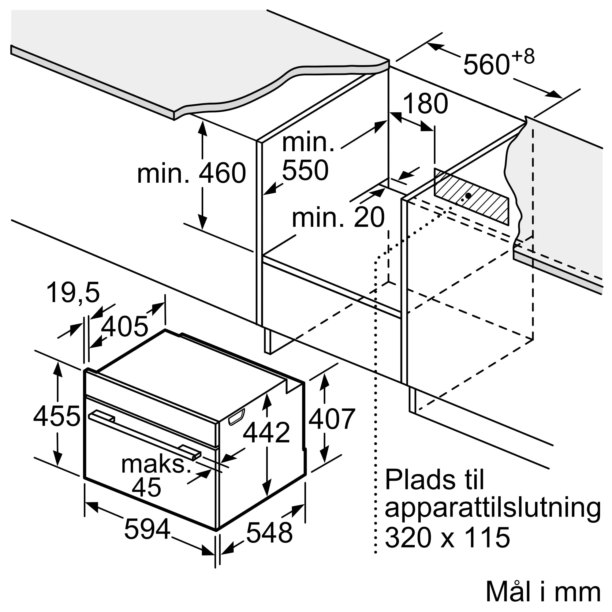 Siemens CM736G1B1 Kompakt/dampovn til indbygning
