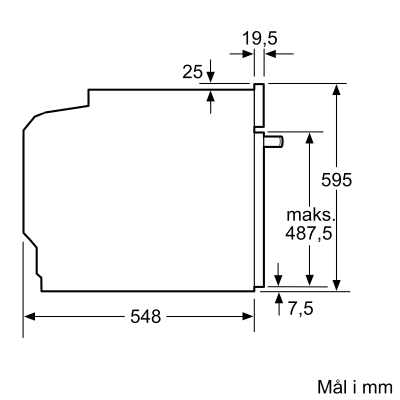 Siemens HB372G0S3 Indbygningsovn