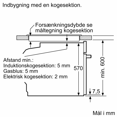 Siemens HB372G0S3 Indbygningsovn