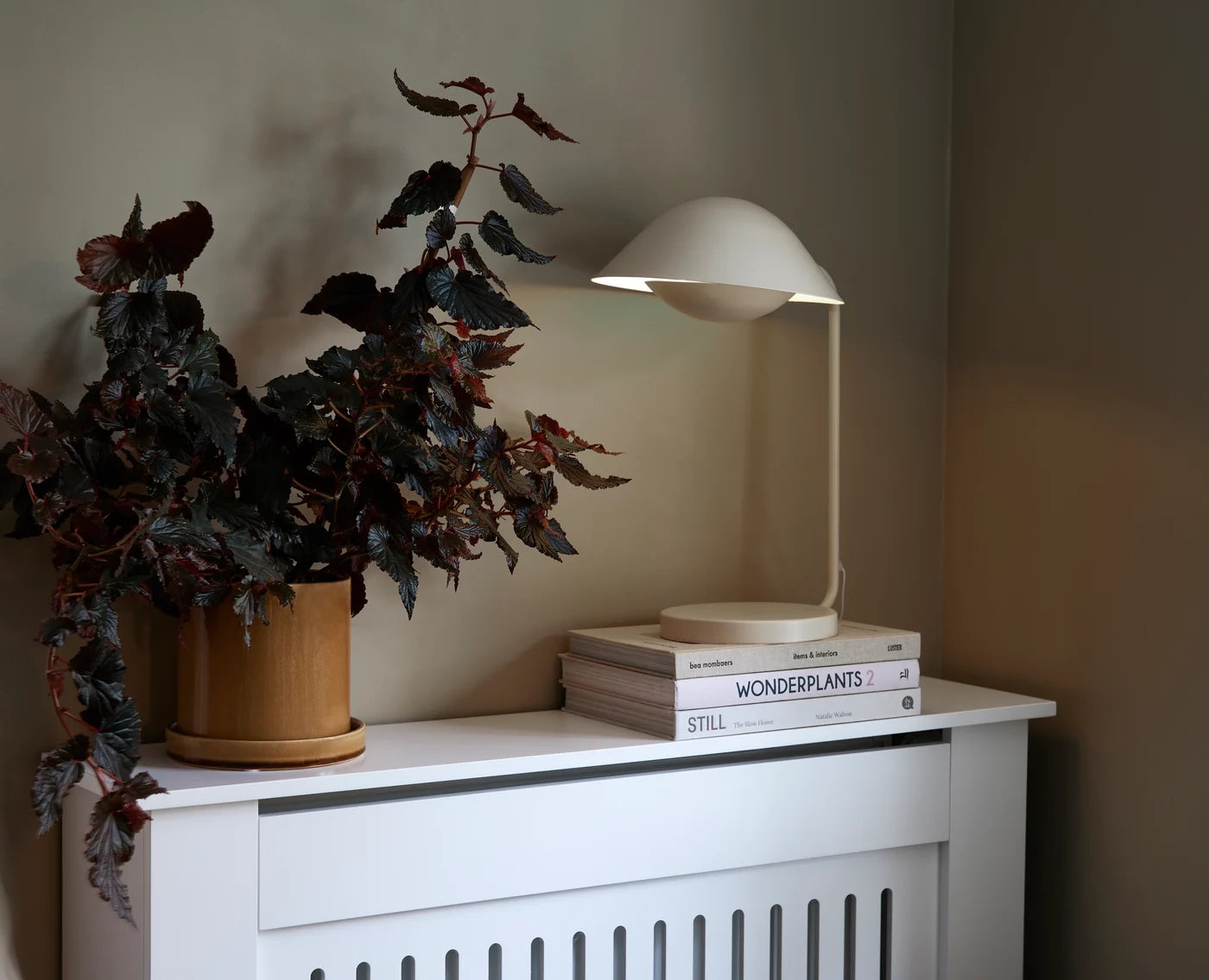 Freya Bordlampe E14 IP20, Beige - Nordlux