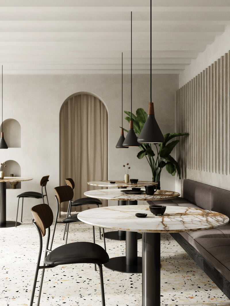 Nori 18 Pendel E27 IP20, Sort - Nordlux