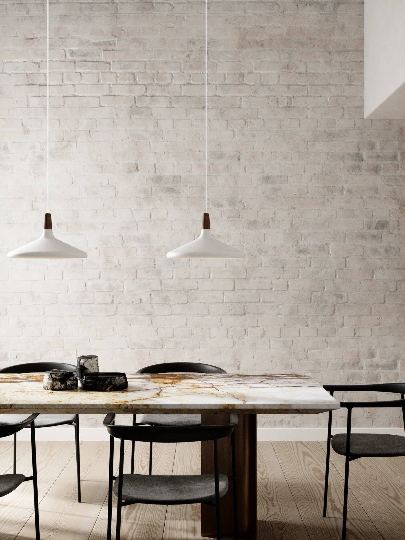 Nori 39 Pendel E27 IP20, Hvid