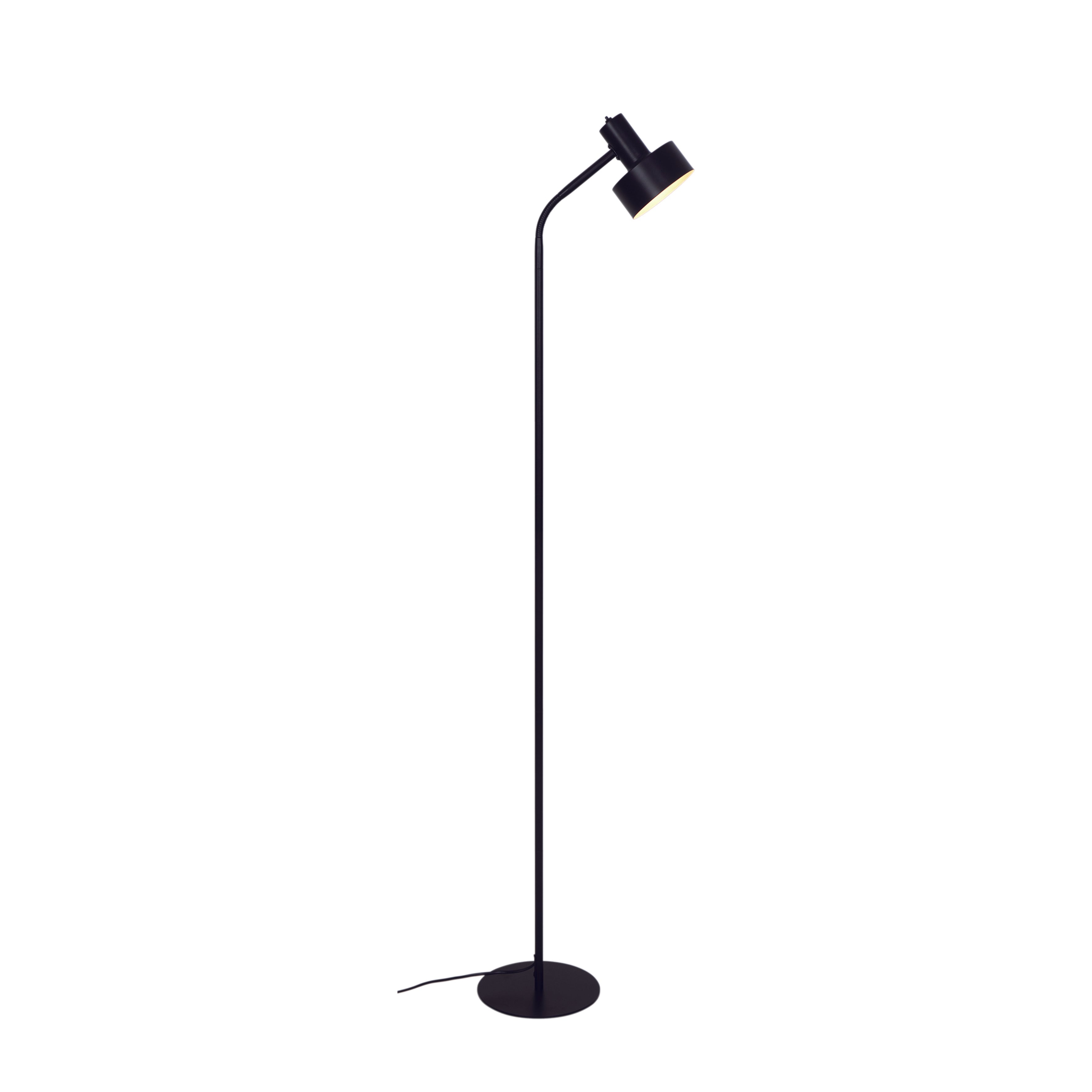 Sidevinkel på Nordlux Matis Floor Lamp i Sort