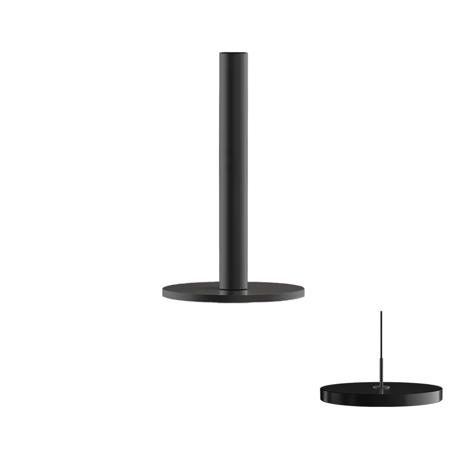 Asteria Medium pendel sort top cover billede 4