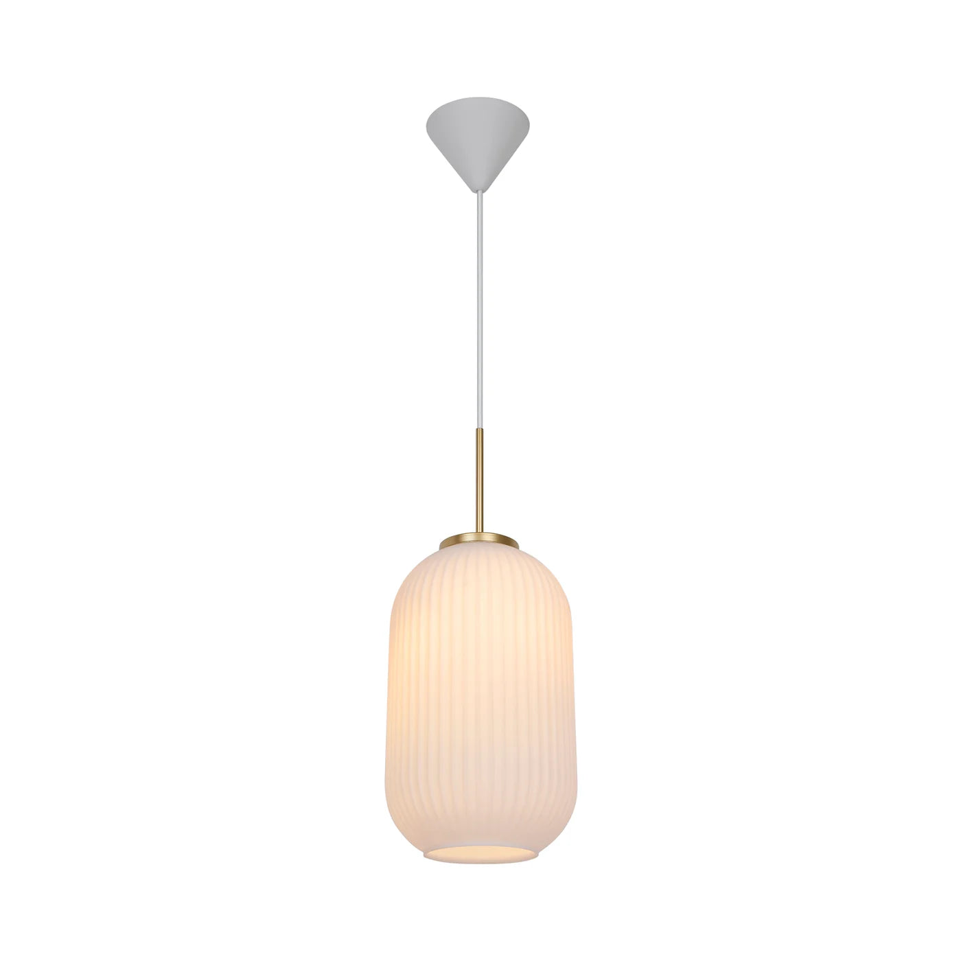 Milford 20 Pendel E27 IP20, Messing - Nordlux