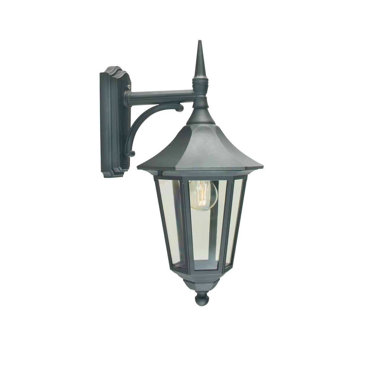 Norlys Modena Væghæng Sort, E27 IP54 77W - Udendørslampe