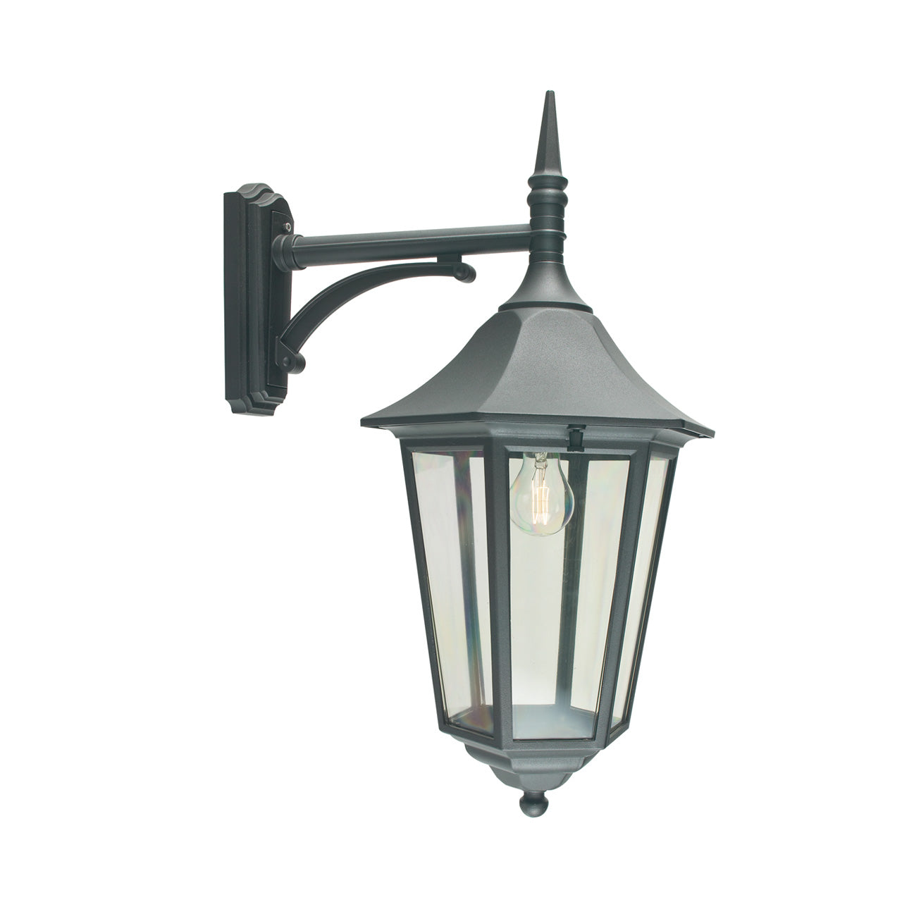 Norlys Modena Væghæng Big Sort, E27 IP54 77W - Udendørslampe