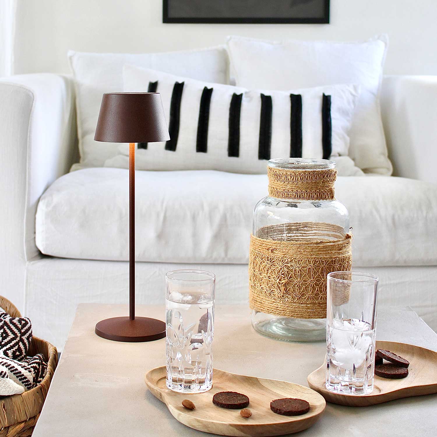 LOOM Design Modi Corten  - Bordlampe