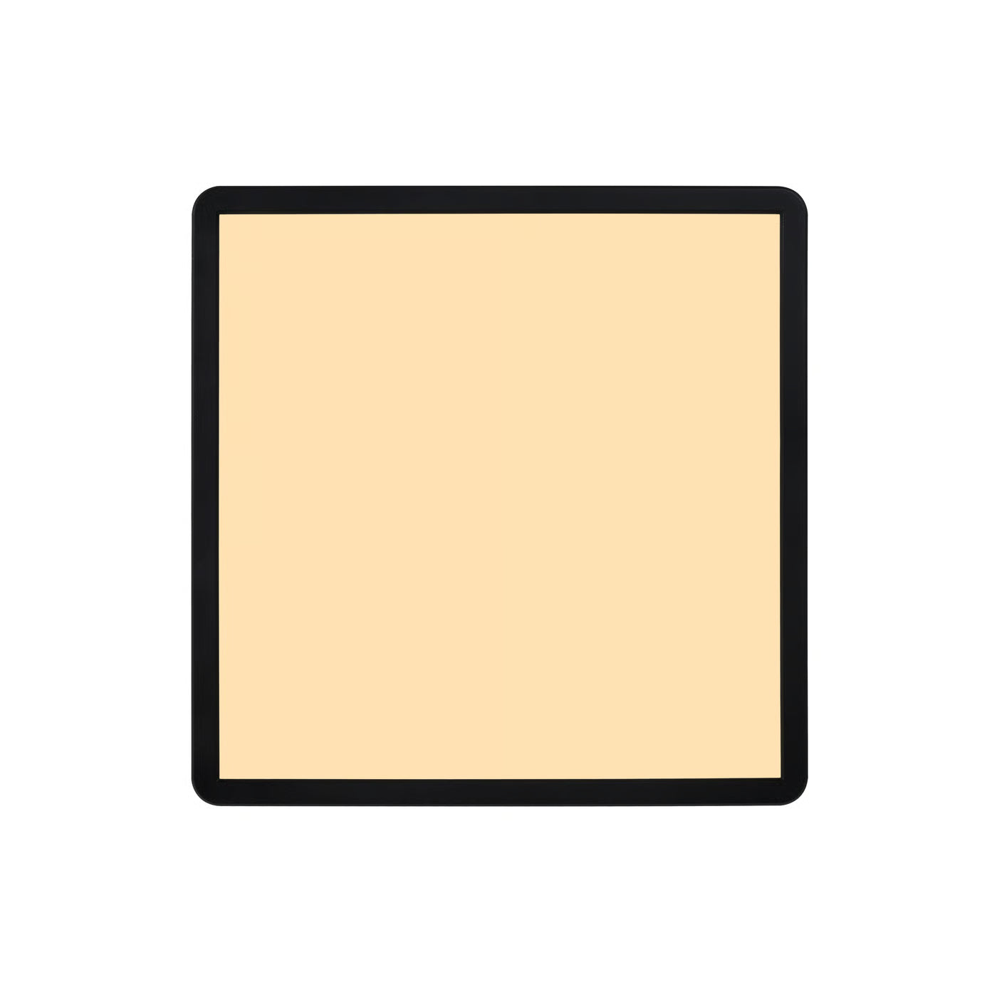 Zoomet ind på den unikke designet Oja Ø29 Outdoor Square Loftlampe i Sort