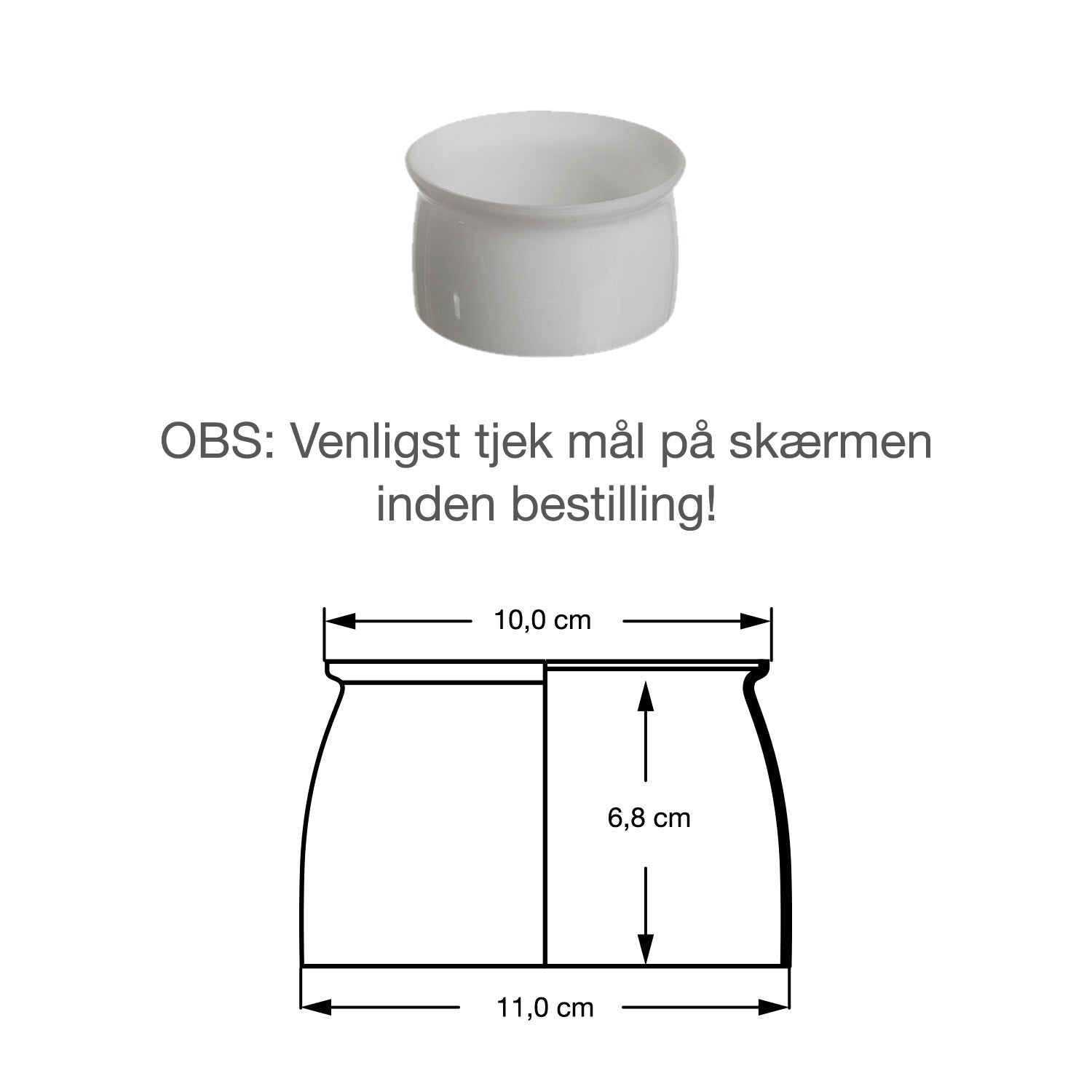 Glas Underskærm til PH 3½-3
