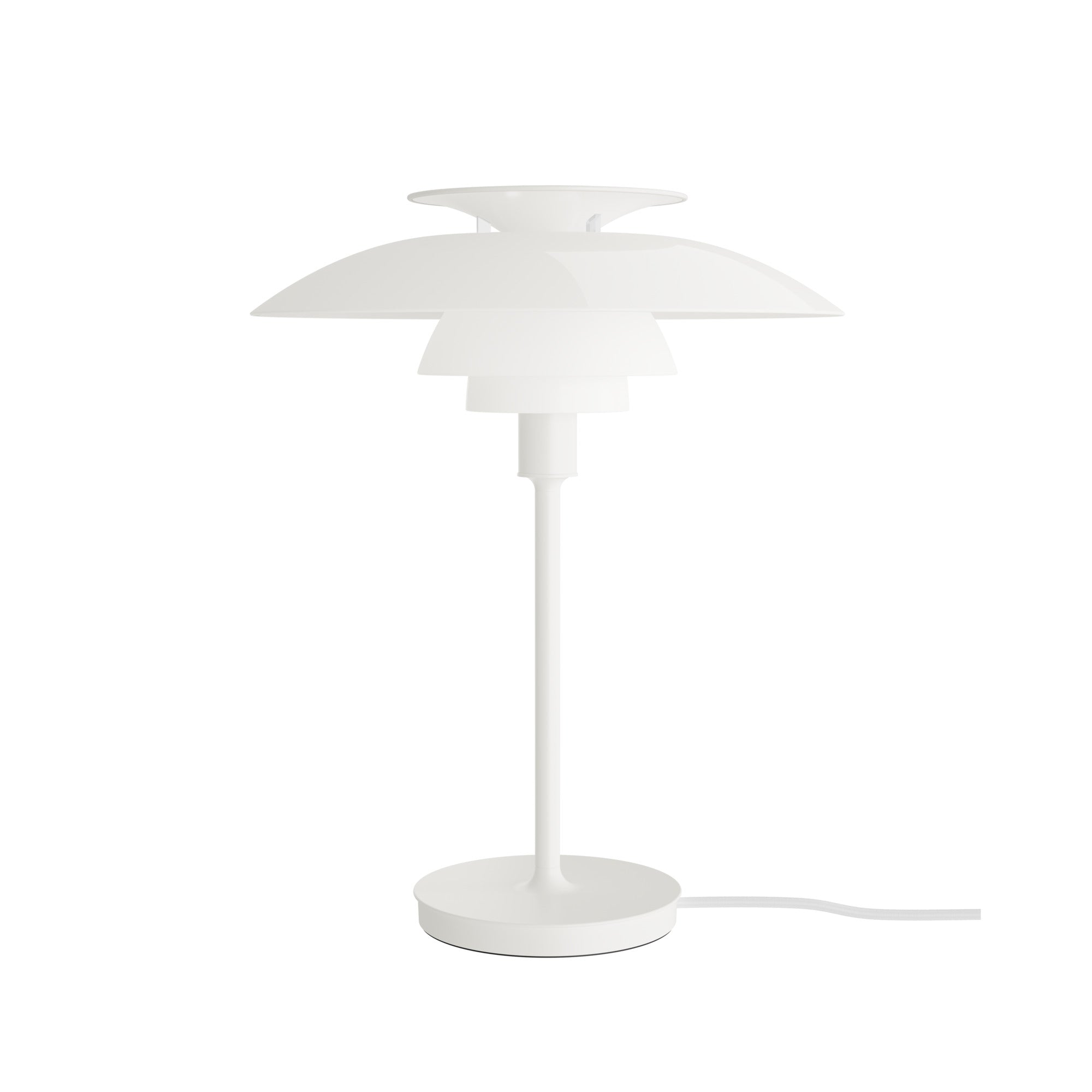 PH 80 bordlampe opal/hvid