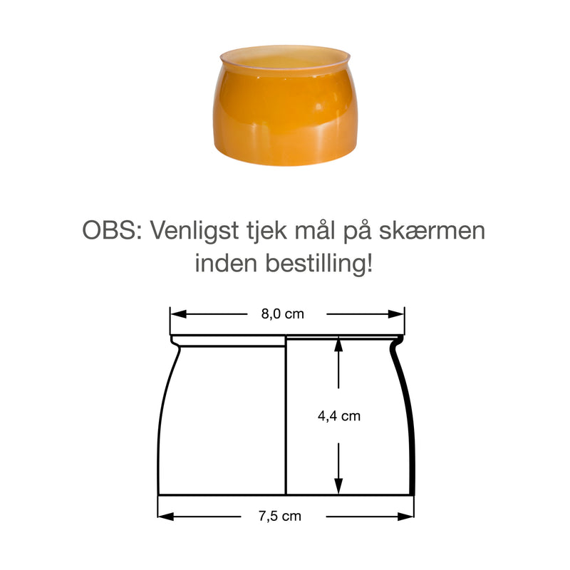 Underskærm Ravfarvet Glas til PH 3/2