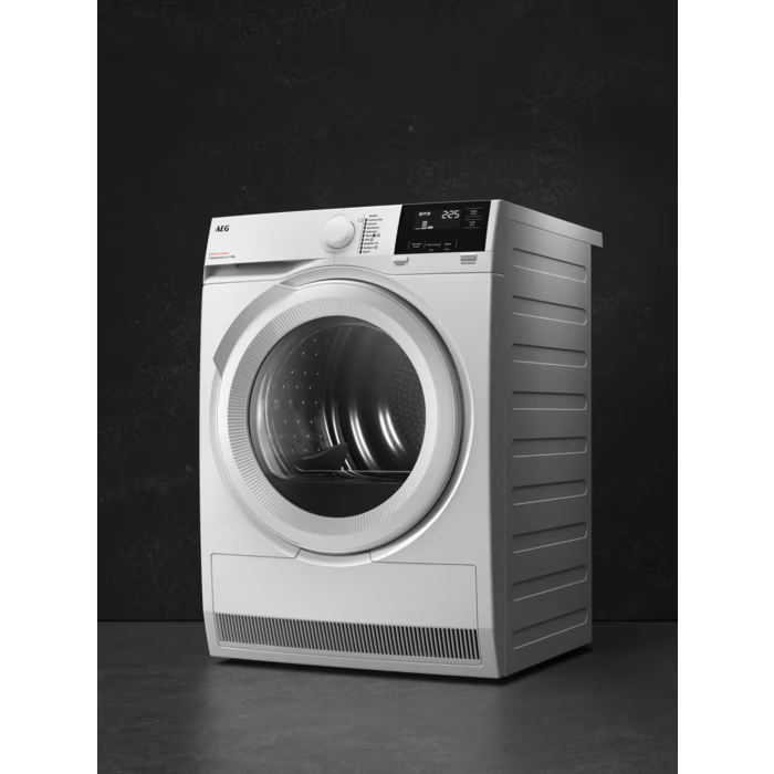 AEG TR822N94P 9kg Kondenstørretumbler i profil