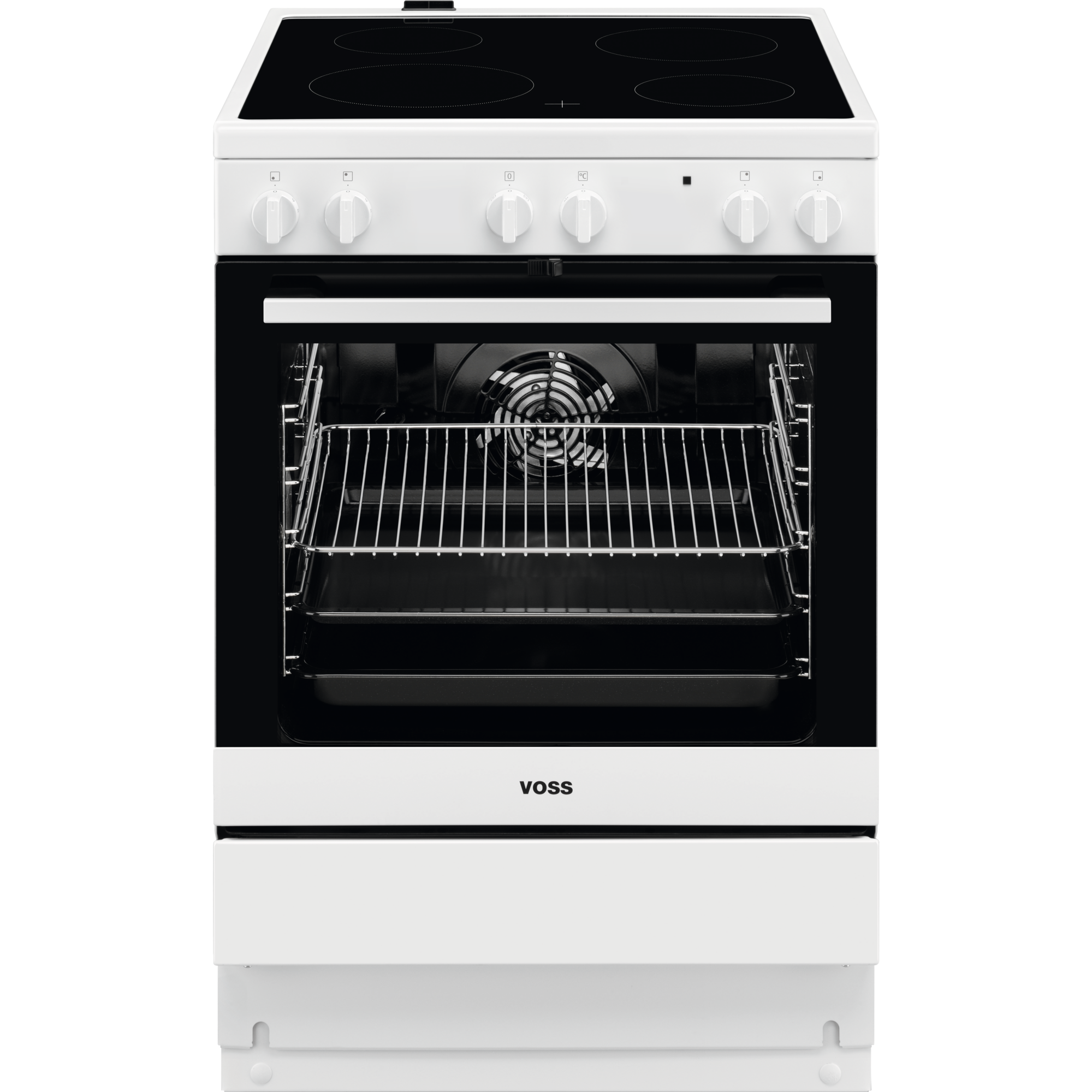 Voss VKK60010HV glaskeramisk komfur m. aqua cleaning
