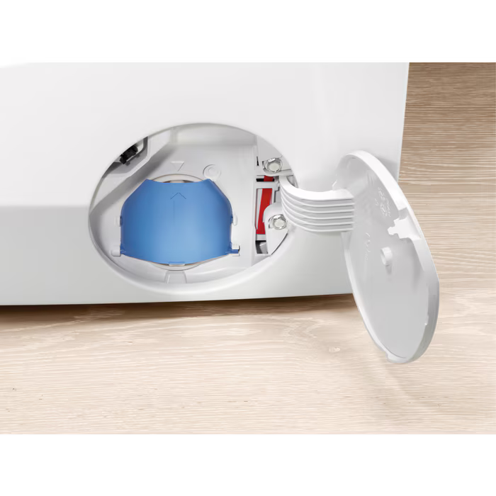 Åbningen i bunden af Electrolux EWI874LY6Q 800 UltraCare vaske-tørremaskine