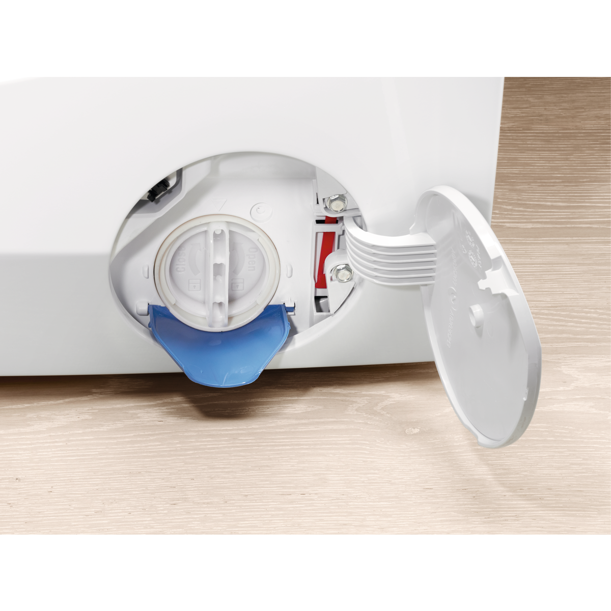 Zoomet ind på åbningen af Electrolux EFI843S14Q vaskemaskine 10 kg