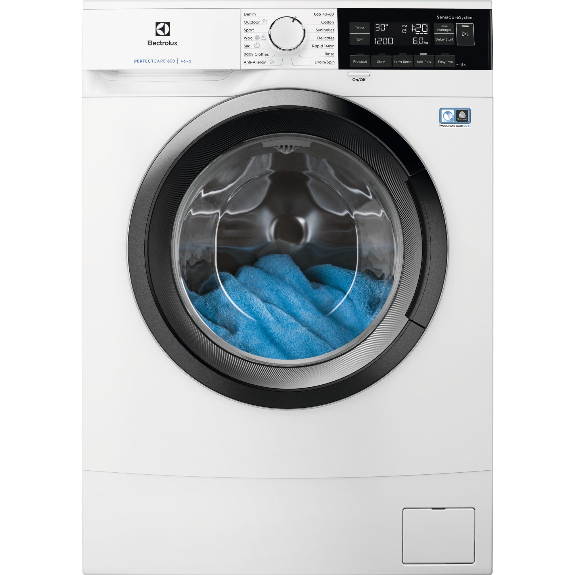 Electrolux EW6S662W38 kompakt vaskemaskine 6 kg