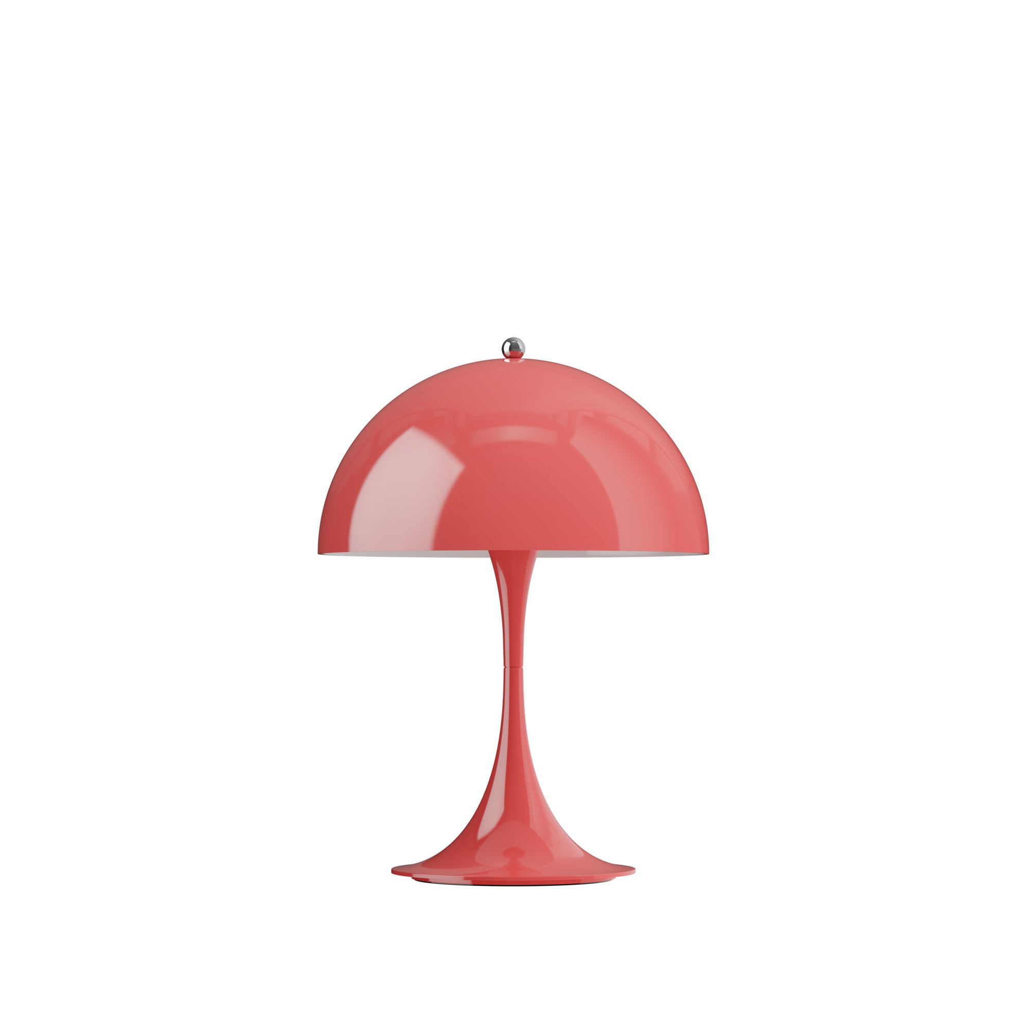 Panthella 250 koralrød portable bordlampe