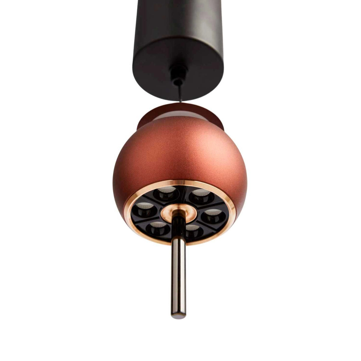 Detaljer på Parachute Coffee Brown LED pendel