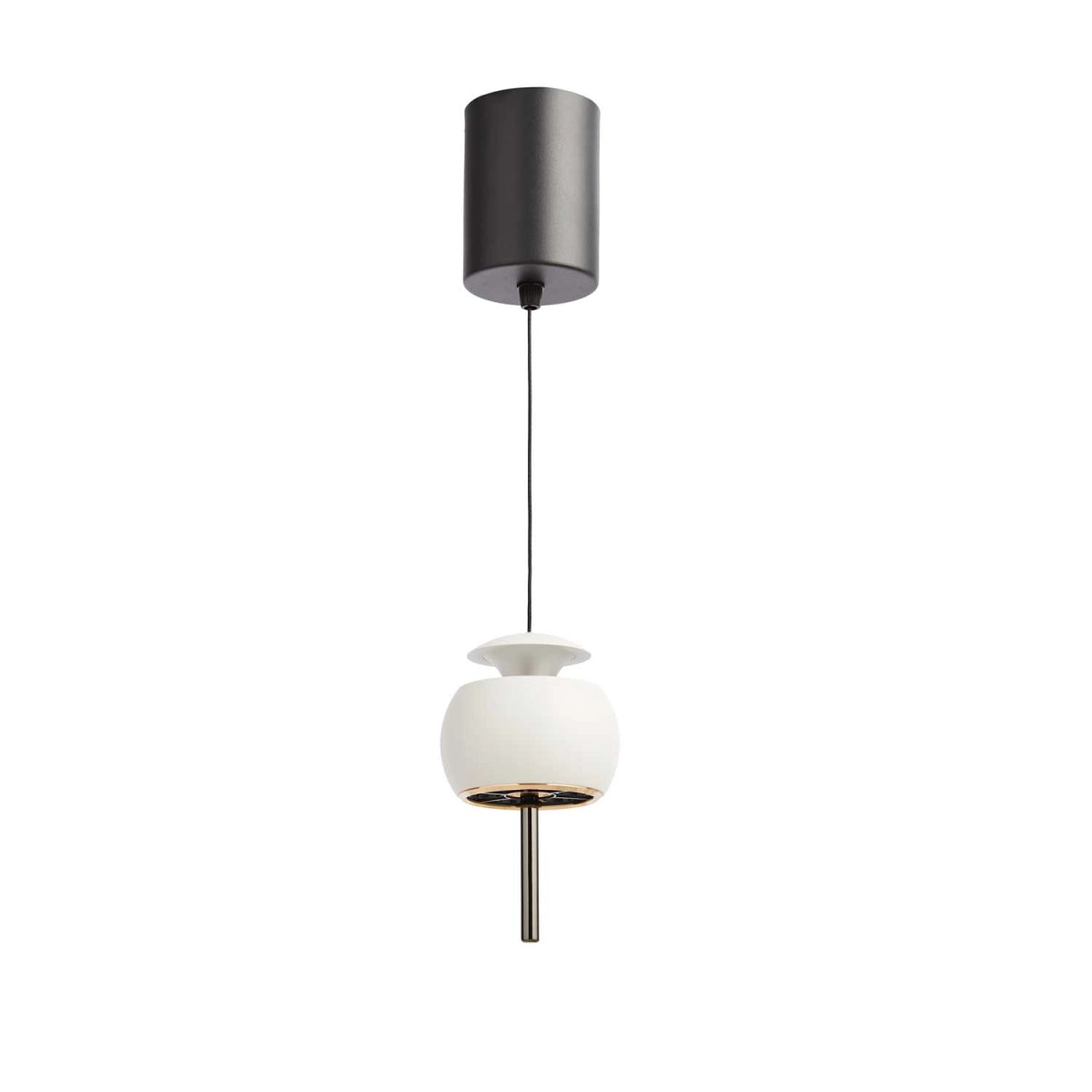Parachute Hvid LED pendel med canopy
