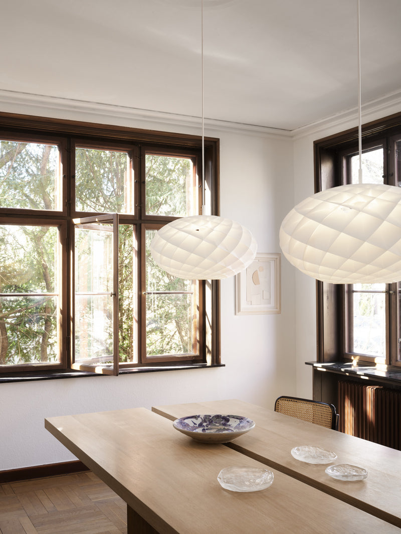Patera Oval Pendel Hvid Mat Ø 500 LED 2700K