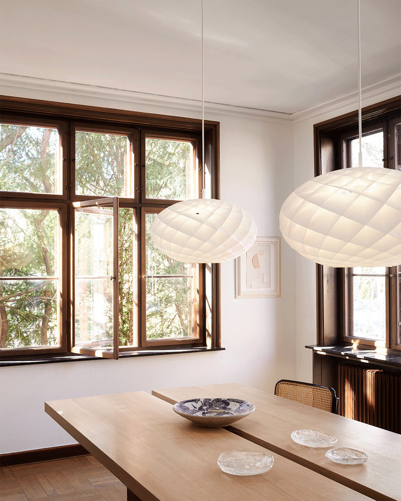 Patera Oval Pendel Hvid Mat Ø 500 LED 2700K