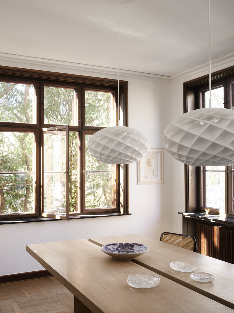 Patera Oval Pendel Hvid Mat Ø 500 LED 2700K