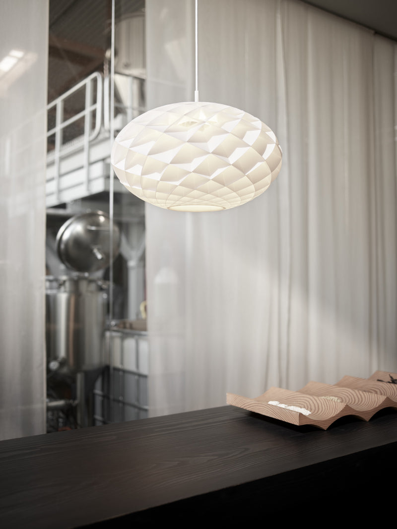 Patera Oval Pendel Hvid Mat Ø 500 LED 2700K