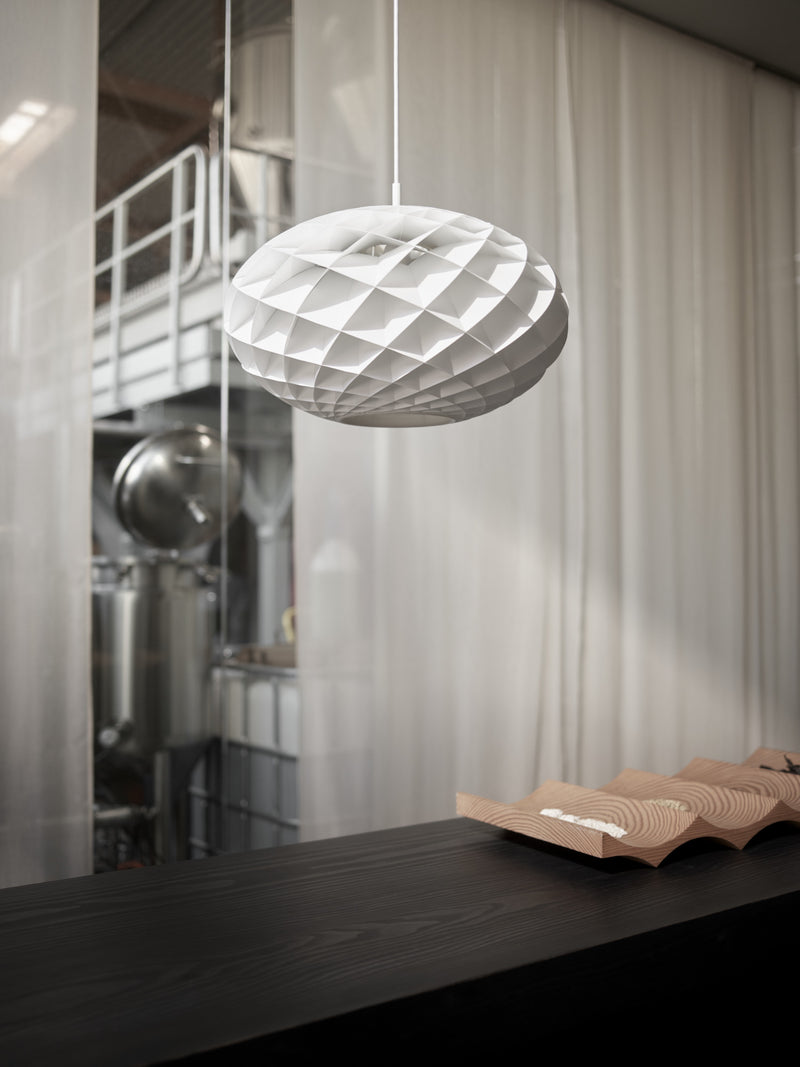 Patera Oval Pendel Hvid Mat Ø 500 LED 2700K