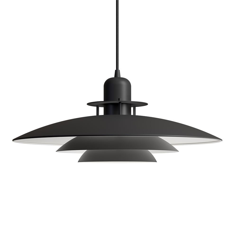 Belid's elegante og unikke designet Primus V Pendel i Mat Sort